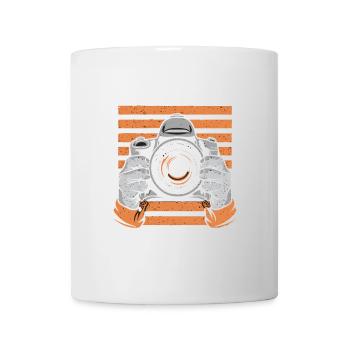 Never underestimate an old man with a camera - Mug - white - Front