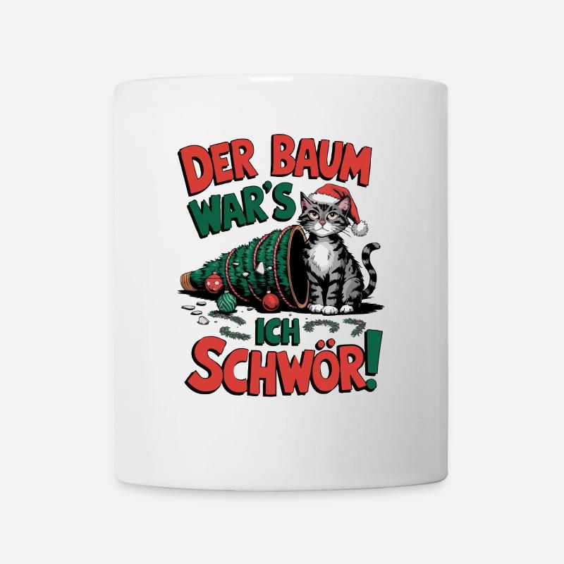 Der Baum war’s, ich schwör - Tasse - Weiß