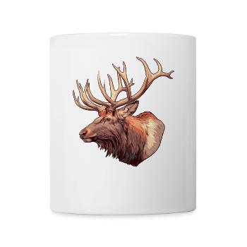 Elche Elch - Tasse - Weiß - Vorne