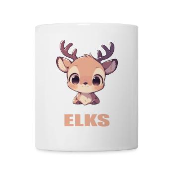 Elche Elch - Tasse - Weiß - Vorne