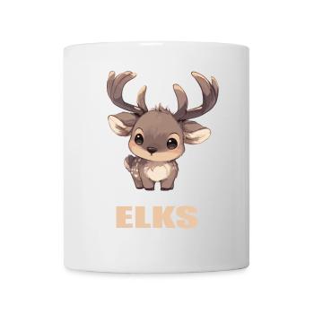 Elche Elch - Tasse - Weiß - Vorne