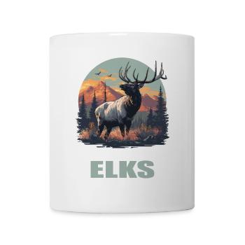 Elche Elch - Tasse - Weiß - Vorne