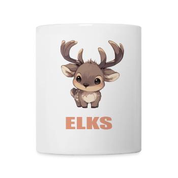 Elche Elch - Tasse - Weiß - Vorne