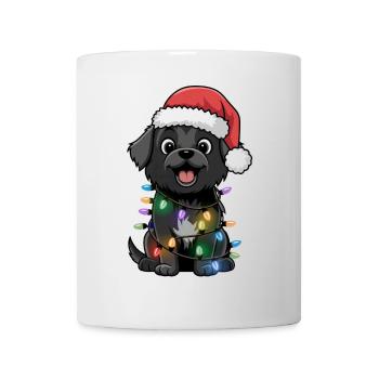 Schipperke Christmas Lights Xmas Dogs Gifts - Tasse - Weiß - Vorne
