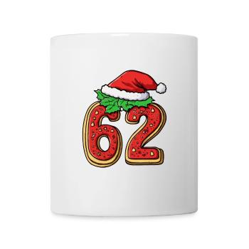 62 Number Christmas Cookie - Mug - white - Front