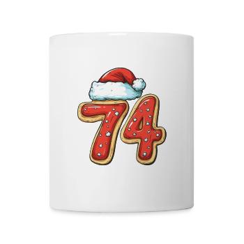 74 Number Christmas Cookie - Mug - white - Front