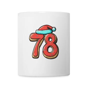 78 Number Christmas Cookie - Mug - white - Front