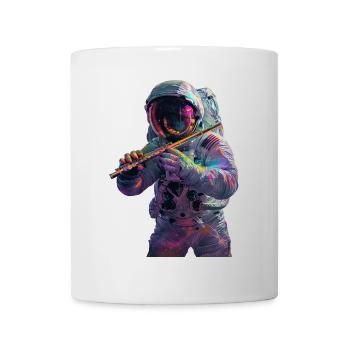 Flûte d’astronaute - Mug blanc - blanc - Devant