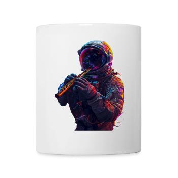 Flûte d’astronaute - Mug blanc - blanc - Devant