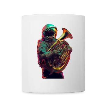 Astronaut Tuba - Mug - white - Front