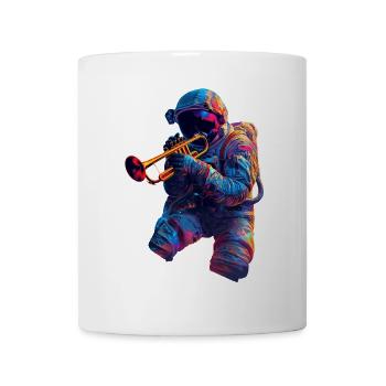 Astronaut Trompete - Tasse - Weiß - Vorne
