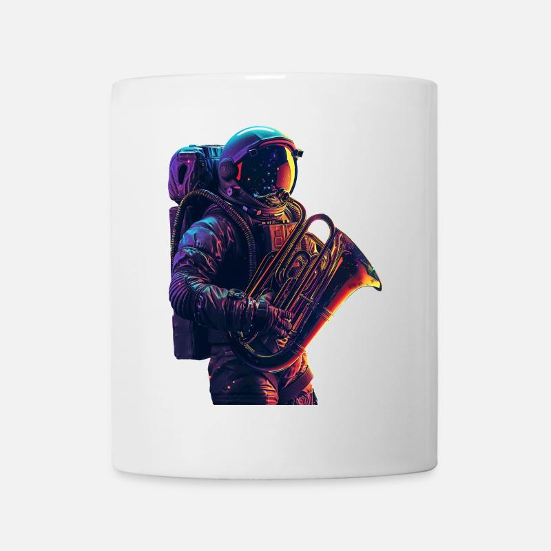 Astronaut Tuba - Tasse - Weiß