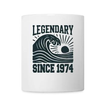 Legendary since 1974 Birthday Wave - Mug - white - Front
