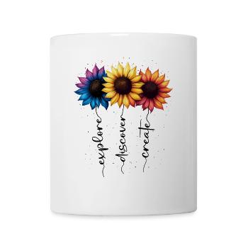 Summer Flowers Flower Inspiration Motivational Saying - Mug - white - Front