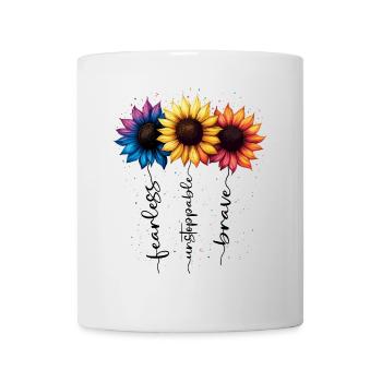 Summer Flowers Flower Inspiration Motivational Saying - Mug - white - Front