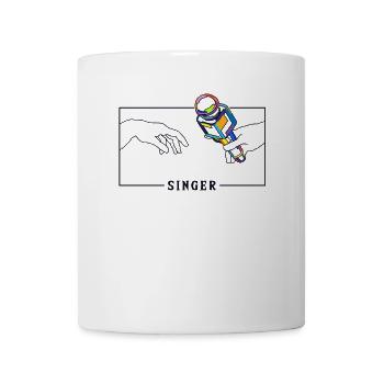 Michelangelo Creation of Adam Singer Vocalist - Mug - white - Front