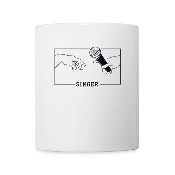 Michelangelo Creation of Adam Singer Vocalist - Mug - white - Front