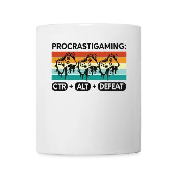 Gamer Procrastigaming CTR Alt Defeat Gaming - Mug - white - Front