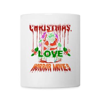 Film d’horreur Zombie Père Noël Noël Amour Horreur - Mug blanc - blanc - Devant