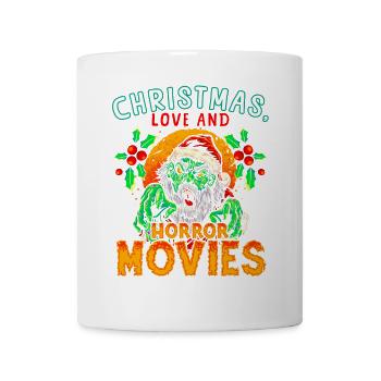Film d’horreur Zombie Père Noël Noël Amour Horreur - Mug blanc - blanc - Devant