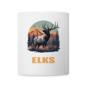 Elche Elch - Tasse - Weiß - Vorne