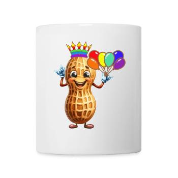 Drôle Peanut Enfants Enfant Naissance Anniversaire Bébé - Mug blanc - blanc - Devant