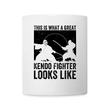 This is what a great Kendo Fighter looks like - Mug - white - Front