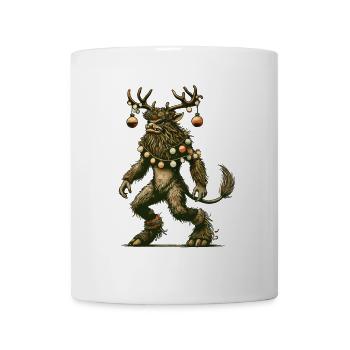 Magie de Noël festive de Krampus - Mug blanc - blanc - Devant