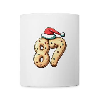 87 Number Christmas Cookie - Mug - white - Front