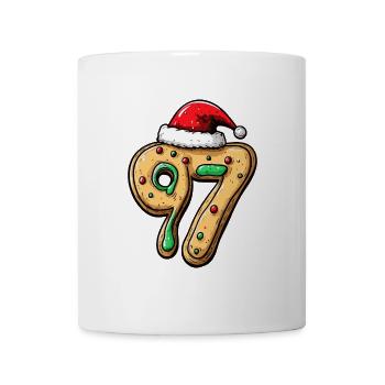 97 Number Christmas Cookie - Mug - white - Front