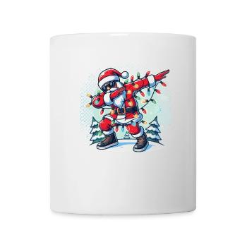 Joyeux Noël Cool Père Noël Ho ! HO! - Mug blanc - blanc - Devant
