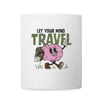 Lassen Sie Ihre Gedanken reisen - Tasse - Weiß - Vorne