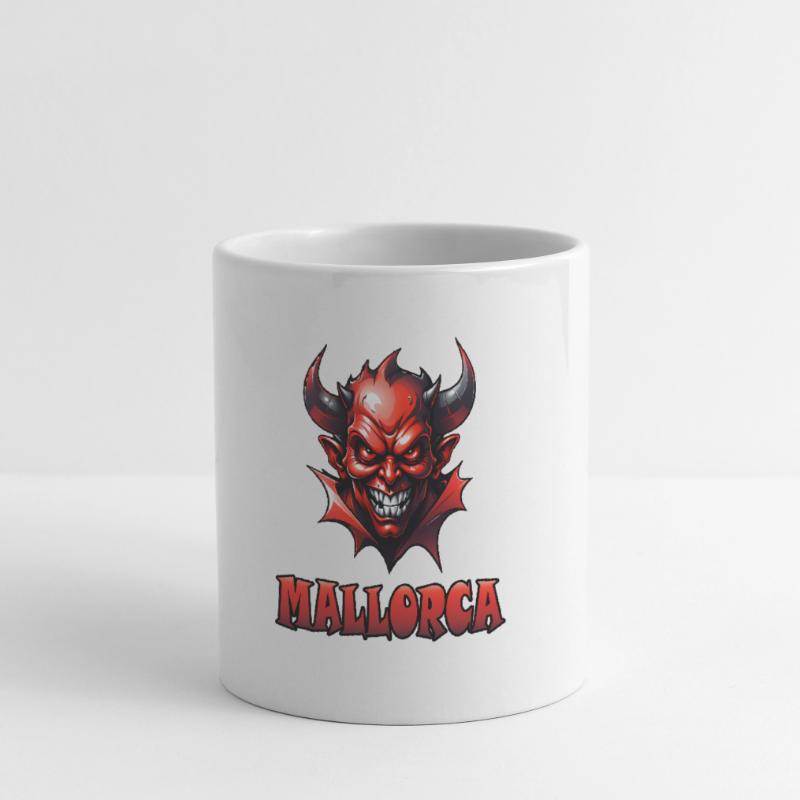 Mallorca mit Red Devil Tasse