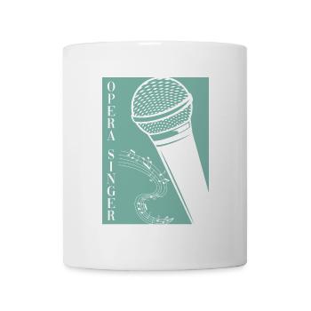 Opera Singer Opera House Vocalist Tenor Singer - Mug - white - Front