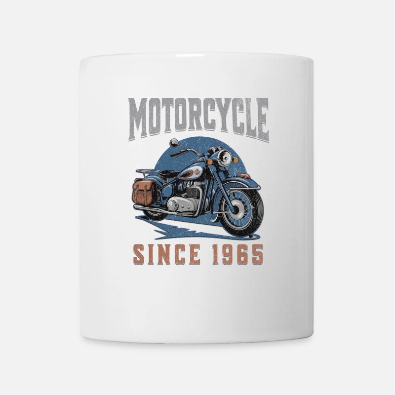 Legend 1965 – Vintage Motorraddesign - Tasse - Weiß