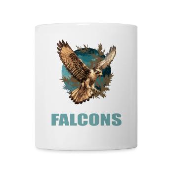 Faucon Faucon - Mug blanc - blanc - Devant
