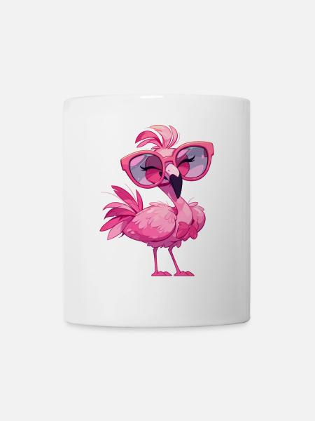 Flamingos Flamingo - Tasse - Weiß