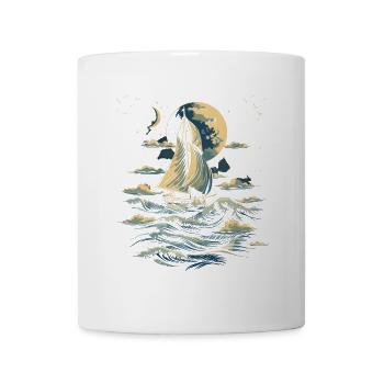 Grafik Segeln - Tasse - Weiß - Vorne