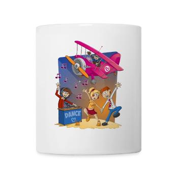 Danse, danse, danse, image joyeuse - Mug blanc - blanc - Devant
