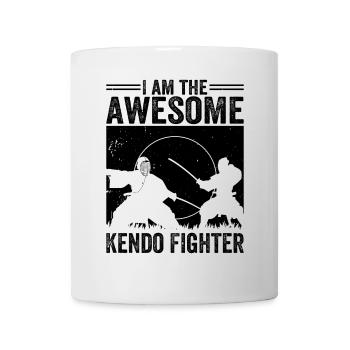 Ik ben de geweldige Kendo Fighter - Mok - wit - Voor