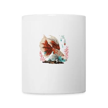 Désolé, je n’arrive pas à attraper mon poisson betta - Mug blanc - blanc - Devant