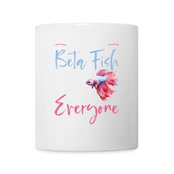 Yes, I'm like a fighting fish. Yes, I'm pretty - Mug - white - Front