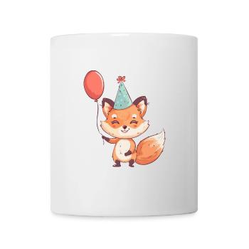 Fuchs Geburtstag Comic - Tasse - Weiß - Vorne