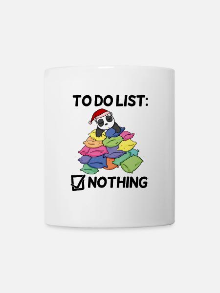 Lustiger Spruch lustige Sprüche - Panda Motiv - Tasse - Weiß
