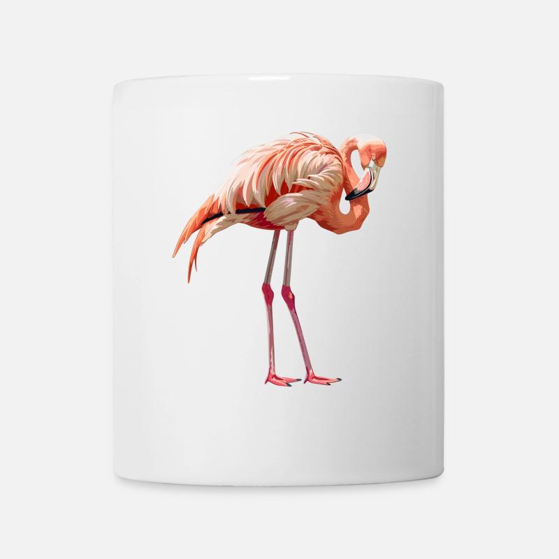 Flamants roses Flamant rose - Mug blanc - blanc