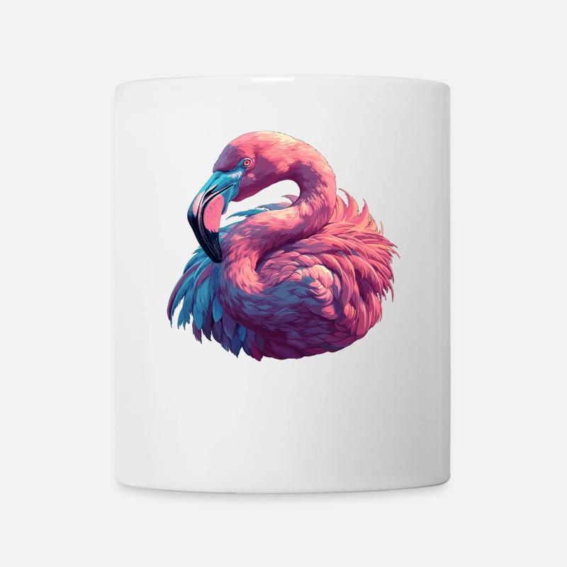 Flamants roses Flamant rose - Mug blanc - blanc