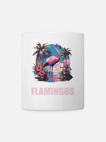 Flamingos Flamingo - Tasse - Weiß