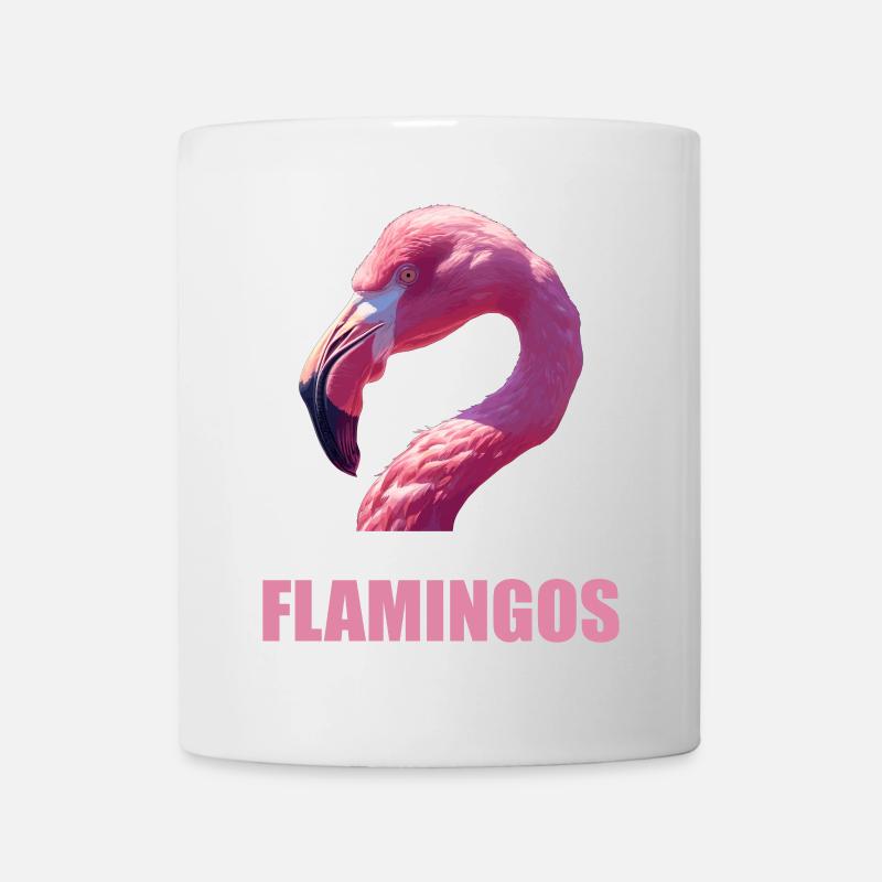 Flamants roses Flamant rose - Mug blanc - blanc