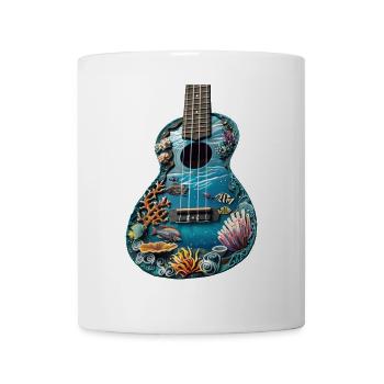 Fisch Ukulele - Tasse - Weiß - Vorne