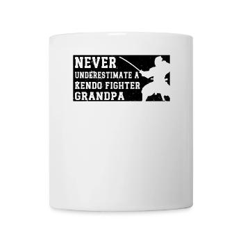 Never underestimate a Kendo Fighter grandpa Kendo - Mug - white - Front